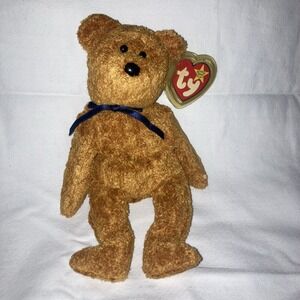 TY Beanie Baby Fuzz 1998/1999, Retired, With Silver Tag Errors Rare